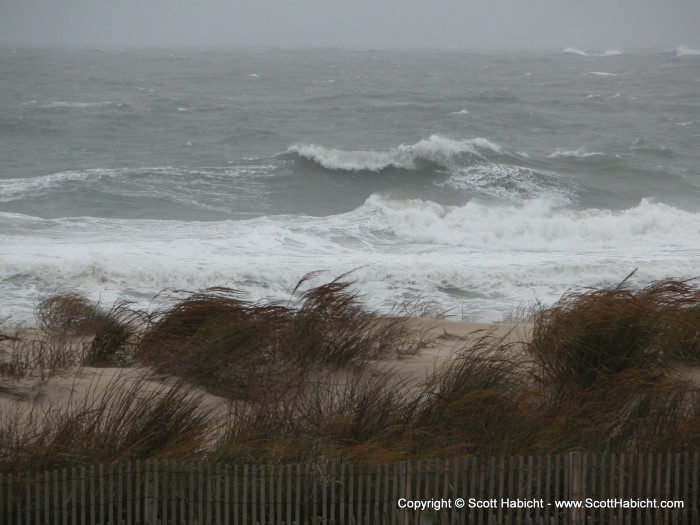 The next morning, we awoke to an angry sea.