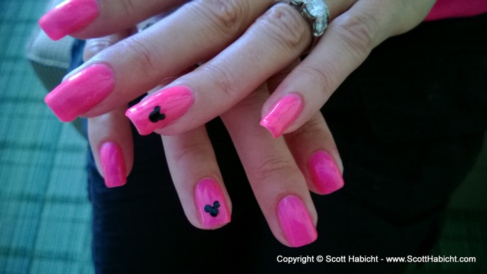 Kelli's Disney themed manicure.