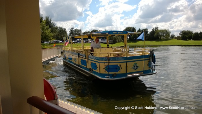 After our run we decided to take the boat over to Downtown Disney.