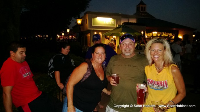 Over to Epcot where we bumped into some fellow Ravens Roost members.