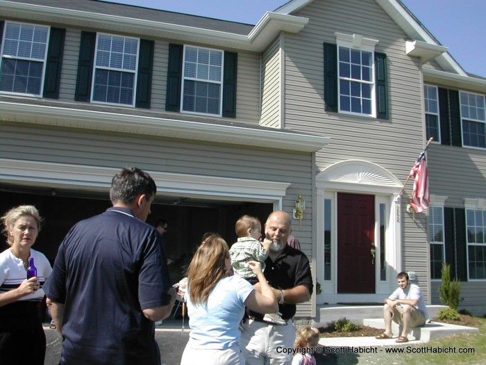 Courtney (Kelli's step sister) and Dave Porter had a house warming party.