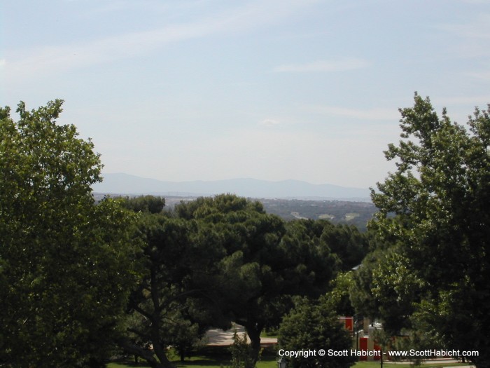 From the top of "Templo de Debod".