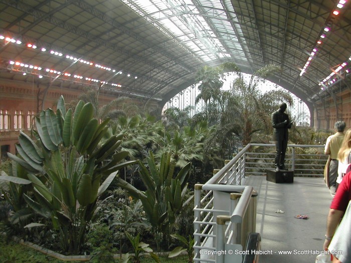 The train station in Madrid.