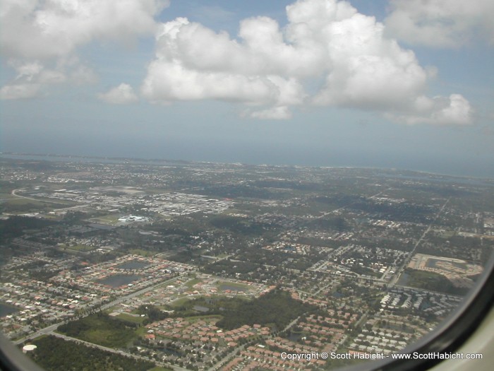 Coming into Sarasota, FL.