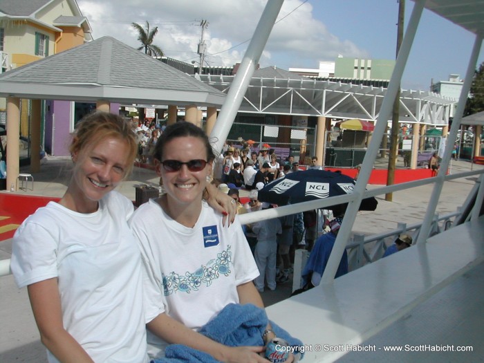 Leaving Grand Cayman after a day of fun in the sun.