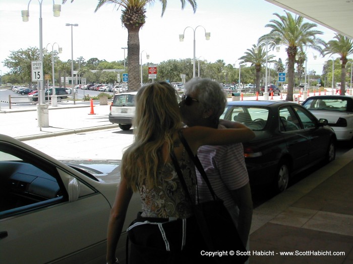 Kelli is happy to see her Grandmother.