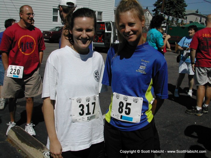 Kelli and Kristi pose for a picture.