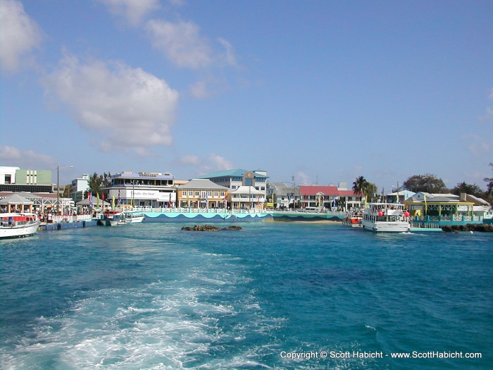 Out of all the places we went to, Grand Cayman is where I would go back to.