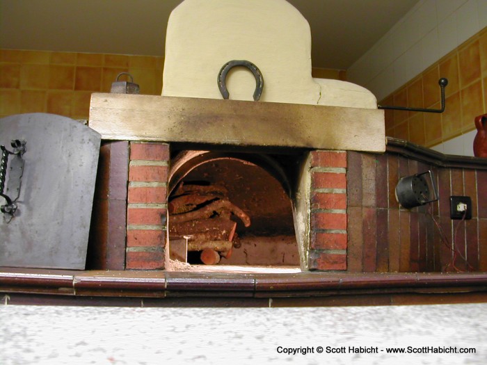 This is an oven, there are several, they use to cook a whole lamb.