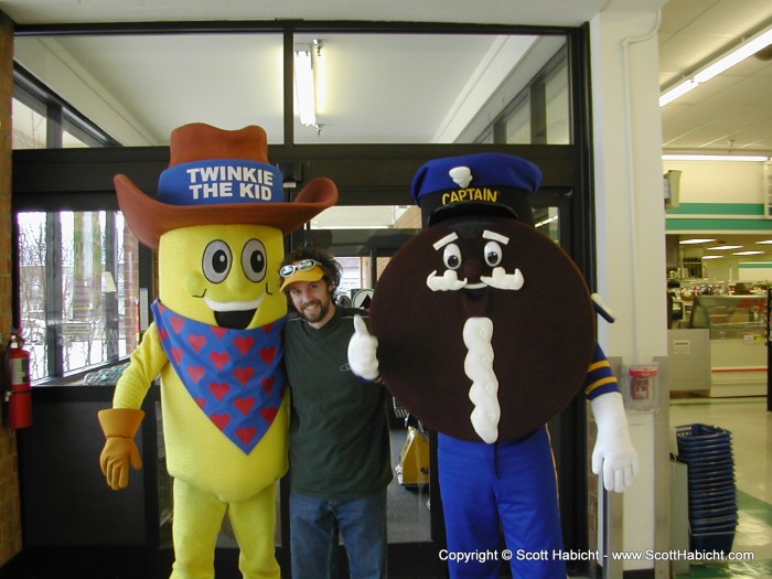 Me with Twinkie the Kid and Captain HO-HO.