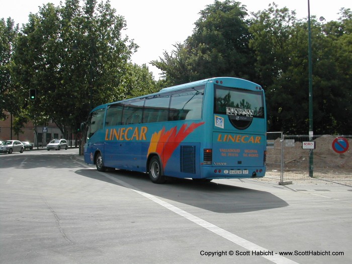 The blue bus...is calling us...