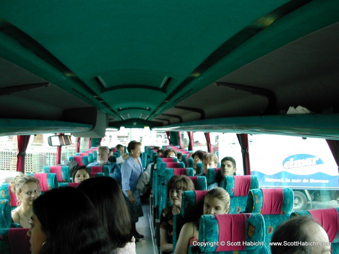 The bus we took to the wedding.