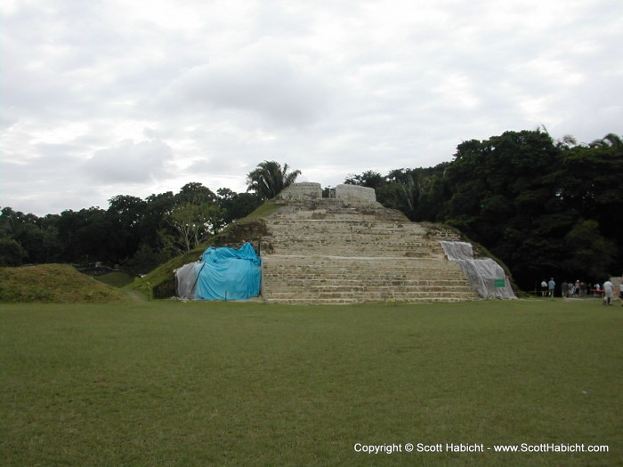 An ancient Mayan city.