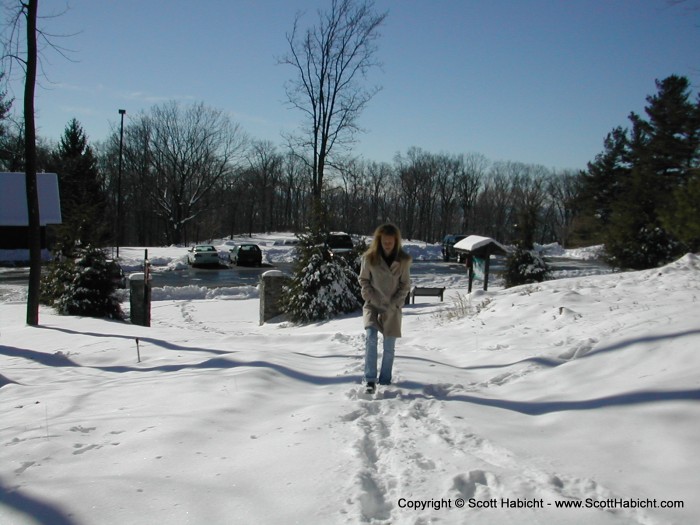 With the snow barely starting to melt, Kelli and I went to Western Maryland for a book signing.