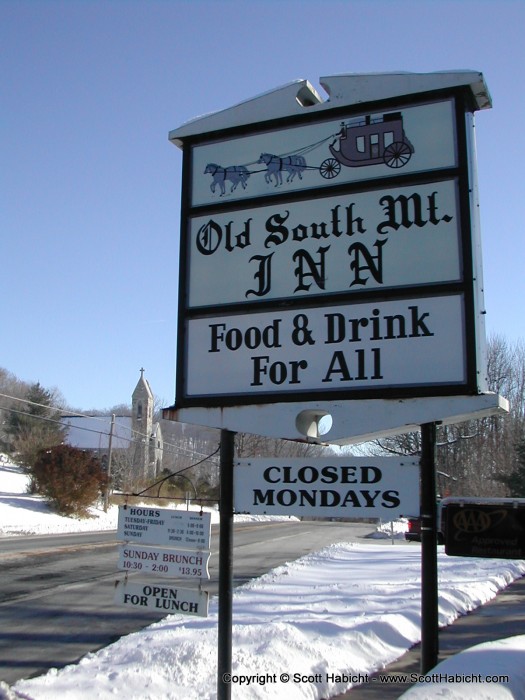 Seeing we were part of the "all" category, we stopped in for a drink.