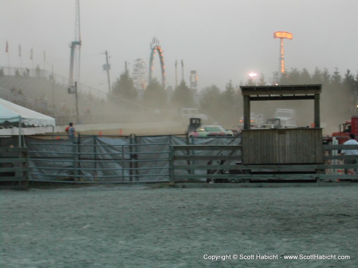 Nothing like a county fair to provide good redneck fun like a demolition derby.