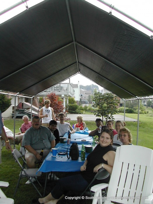 We don't know who these people are, they just showed up at the 4th of July party.