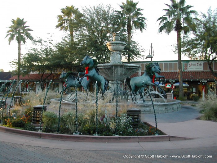 A statue in olde town Scottsdale.