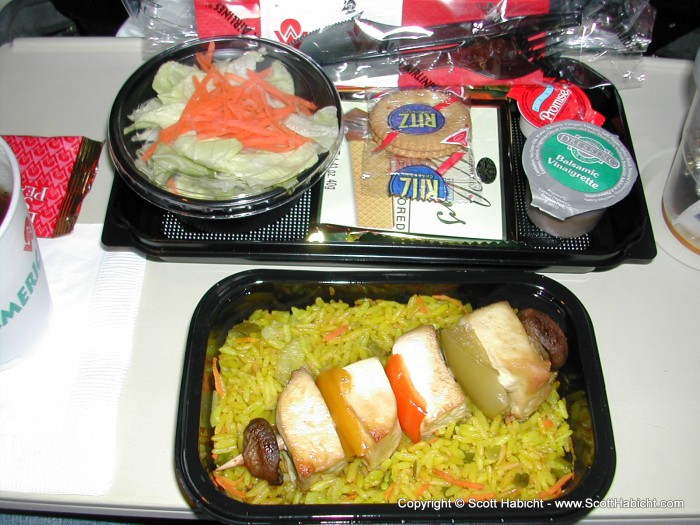 I took this picture to upload to an airplane food site. http://www.airlinemeals.net/, click here