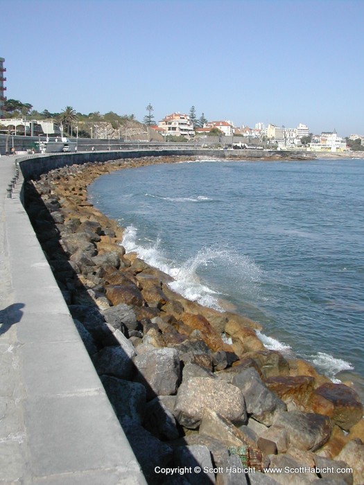 There was a walkway the you could follow from beach to beach.