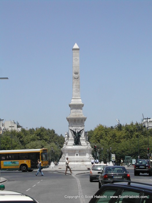 Monumento dos Restauradores in Lisbon.