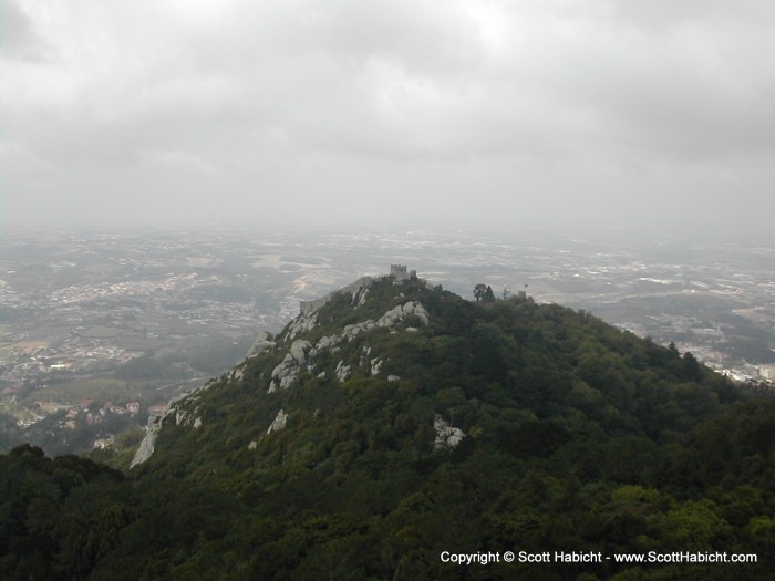 Moorish castle ruins.