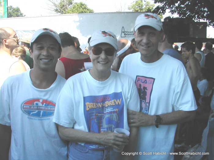 This is the group of people who told us about the race (they're from Baltimore too).