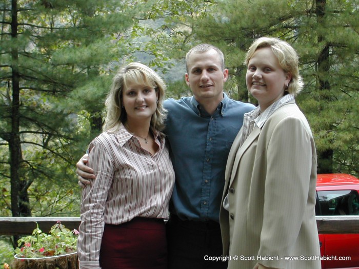 Rachel, Missy, and Jed.