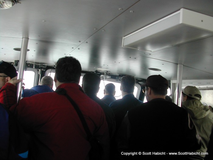 Kelli's Co-workers on the police boat with us.