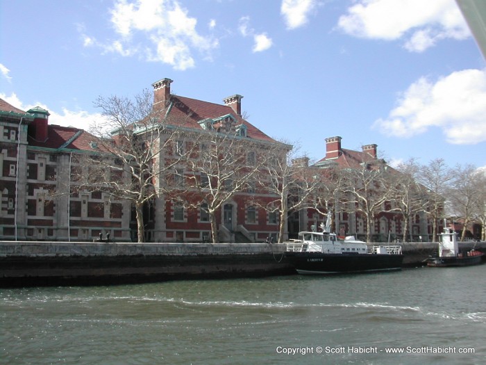 The other side of Ellis Island.