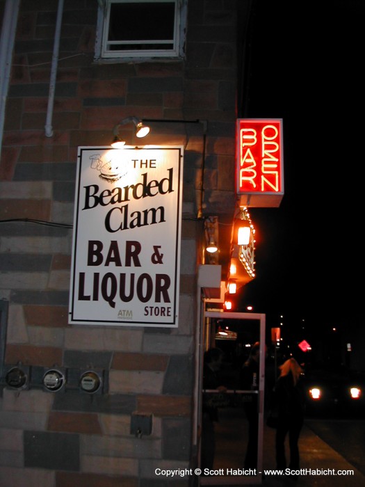 For those of you not familiar with Ocean City....yes, this is the name of the bar.