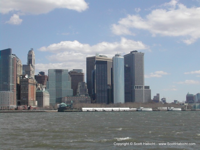 Comming into Battery Park.