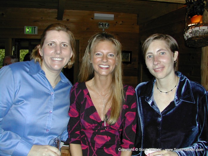 Laura, Kelli, and Erin pose for the camera.