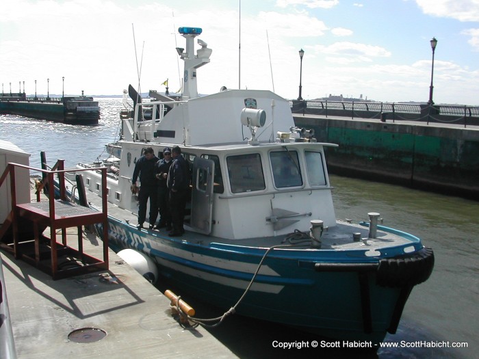 The police boat we smuggled drugs in on.