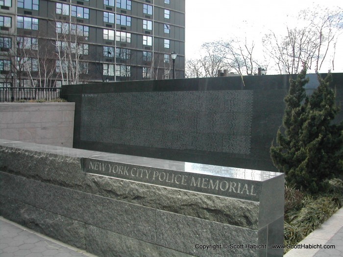 NYC Police Memorial.