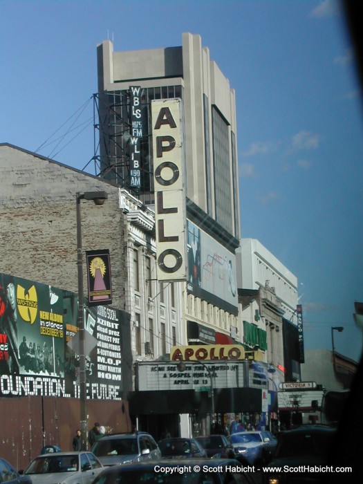 The Apollo in Harlem.