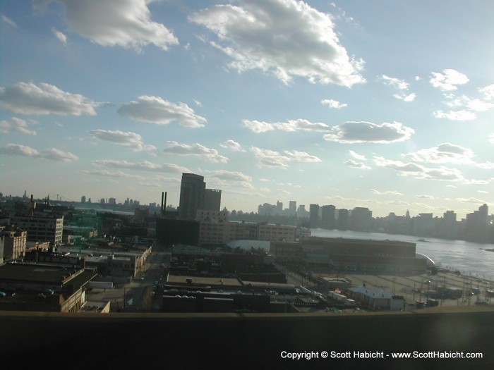 Looking back at NYC from Queens.