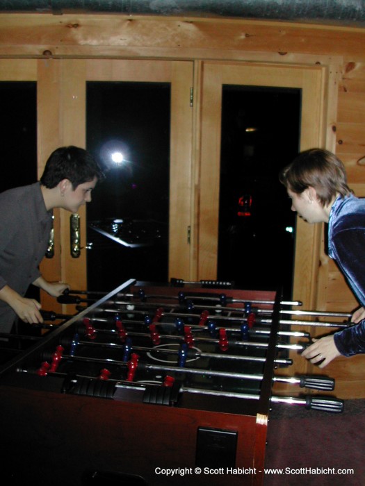 Foosball, the devil's game.