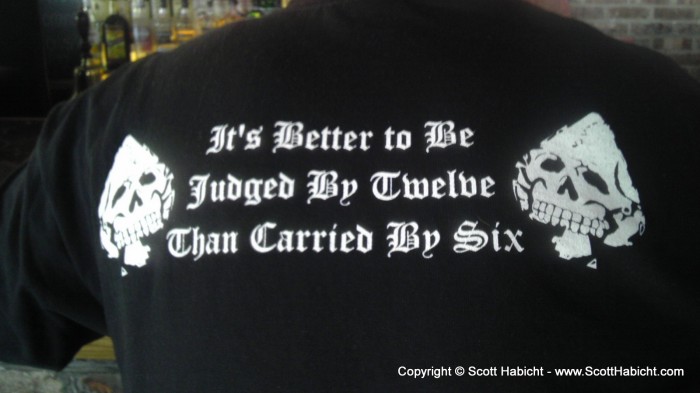 It's better to be judged by twelve, than carried by six.