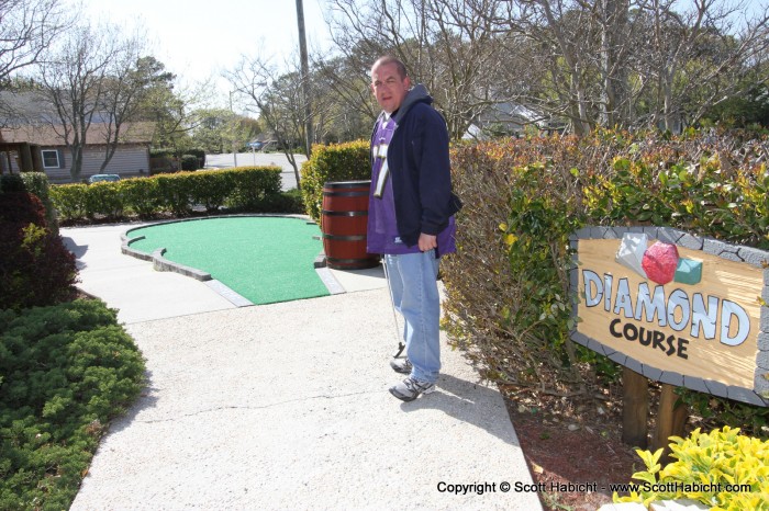 4 putt-putt courses over the course of 3 days.