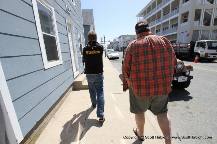 The next day Peter W., Joe, and I headed to the boardwalk.