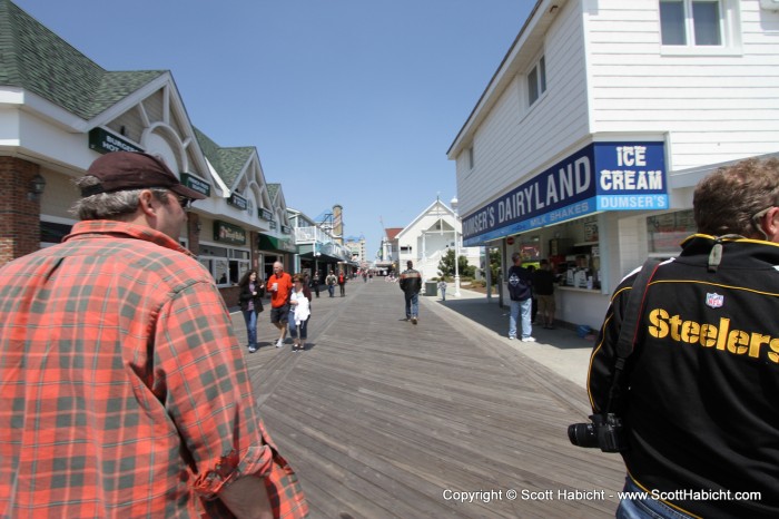 It was then back down the boardwalk...