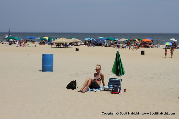 And watch some bands play on the boardwalk. It was ungodly hot.