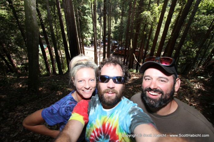 Group shot before heading down. (also the last shot of my sunglasses before I lost them 15 minutes later)