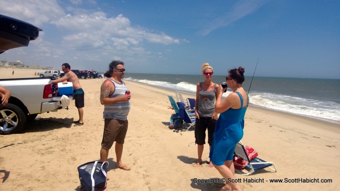 We, however, did not leave the beach.