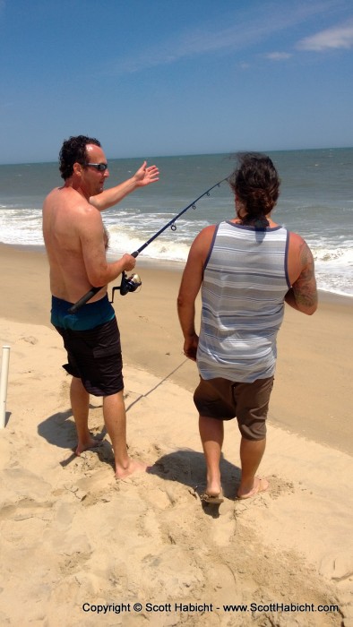 Laurier came and picked us up and took us out to the beach in DE.