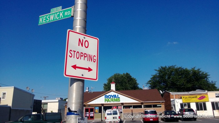 Arriving in Baltimore for Honfest, I took a quick picture to remember where we parked.