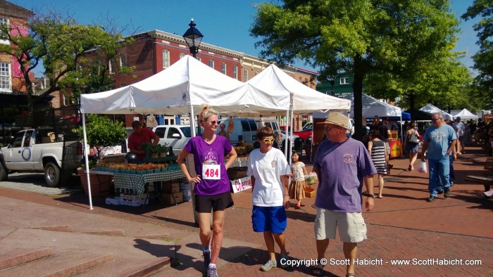 Afterwards, a trip to the farmers market in Fells Point...