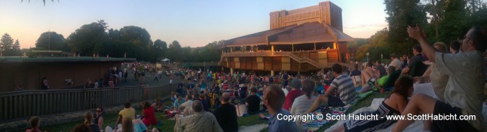 A nice evening at Wolf Trap to see Steve Martin and Edie Brickell.