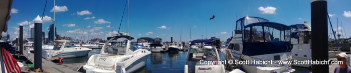 The view from the boat.